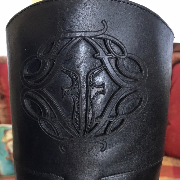 Frye Logo Boots Size 7 - Picture 3 of 8